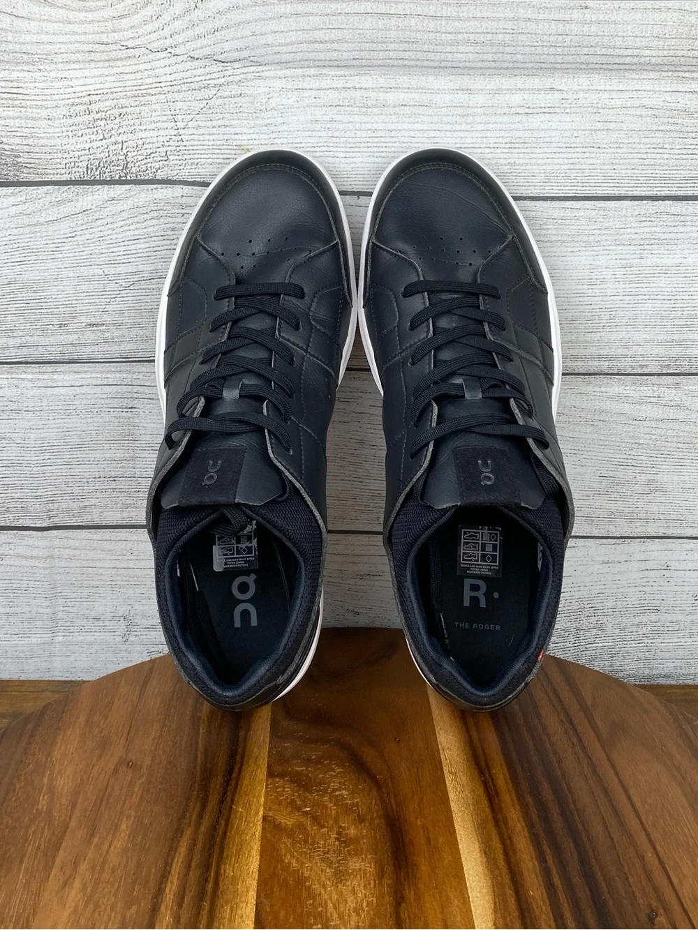ON Running The ROGER Clubhouse Black White Tennis Shoe Men’s Sneaker Size 14